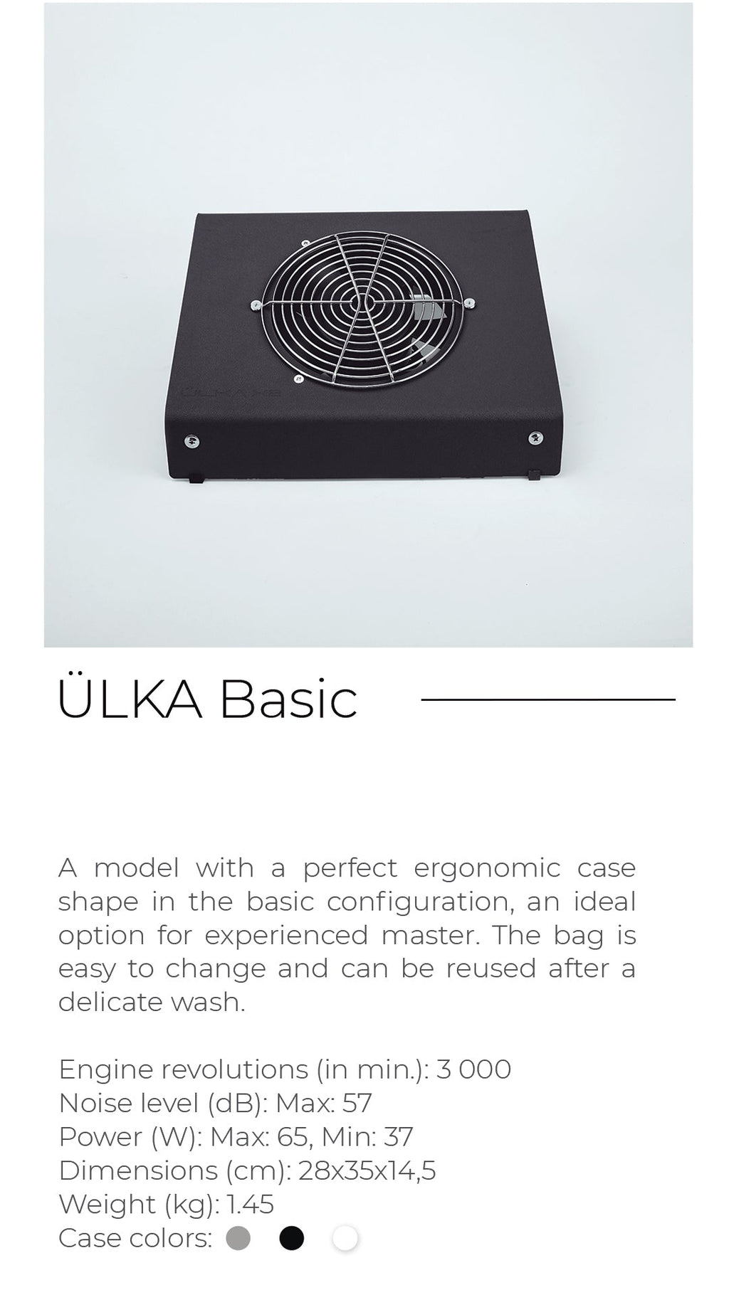 Aspirador ÜLKA BASIC. Sobremesa