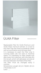 Aspirador ÜLKA TINY. Sobremesa